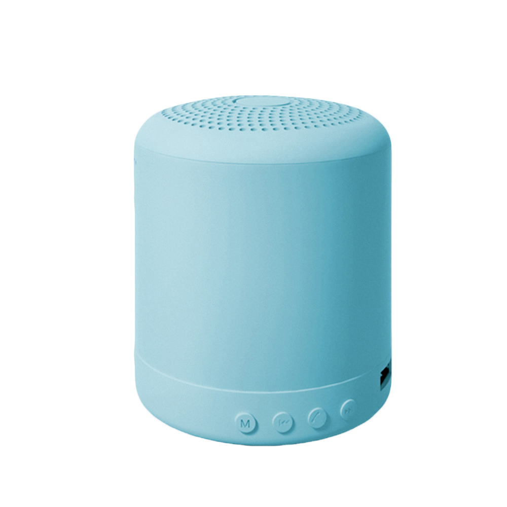 Portable Speaker Bluetooth Wireless Stereo Speakers Mini Column Bass Music Player 5W Speaker Box Bas blue