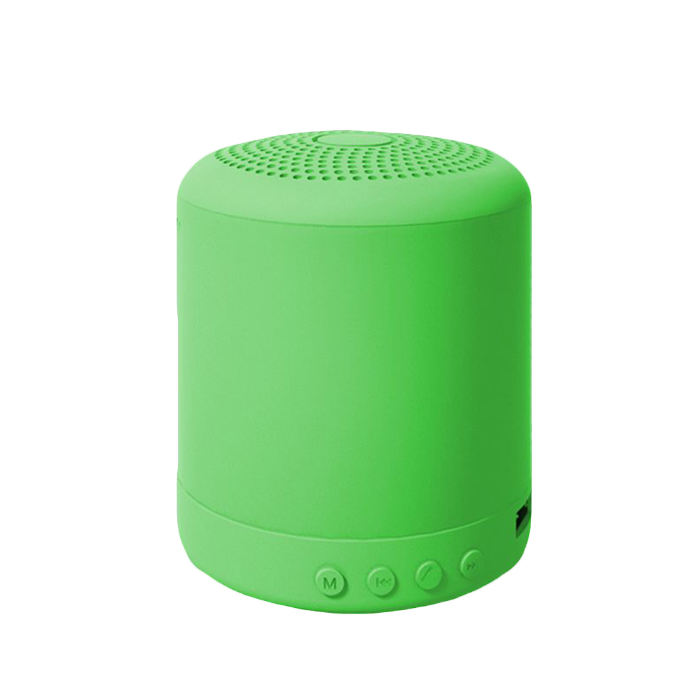 Portable Speaker Bluetooth Wireless Stereo Speakers Mini Column Bass Music Player 5W Speaker Box Bas green