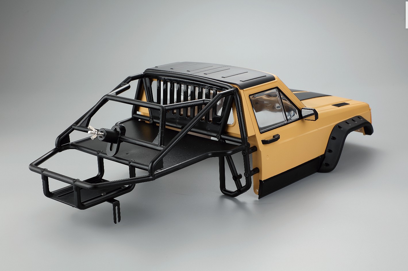 RC Cherokee Body Cab & Back-Half Cage for 1/10 RC Crawler Traxxas TRX4 Axial SCX10 90046 Cab&Cage Yellow