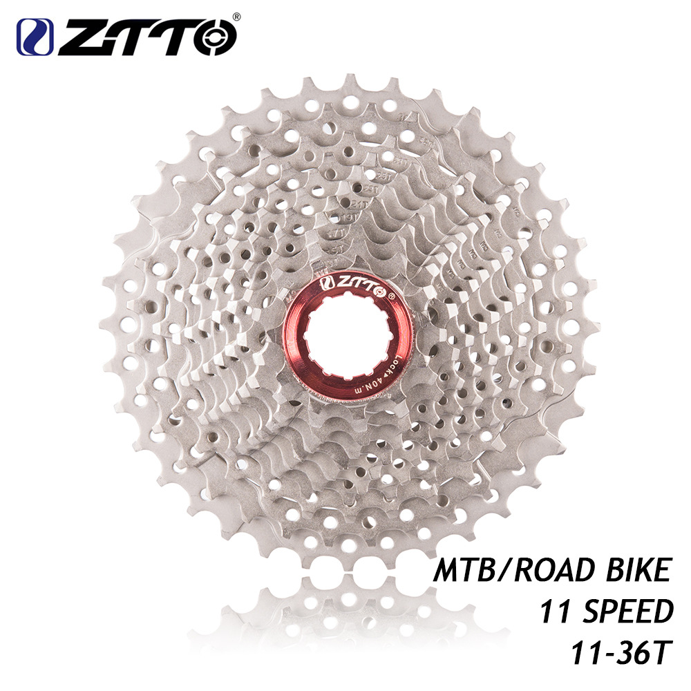 ZTTO Road Bike MTB Bicycle 11 Speed 11- 36T Freewheel 11s Cassette Sprocket for UT DA K7 GX RIVAL1 Force1 1X system CX  11S 11-36T