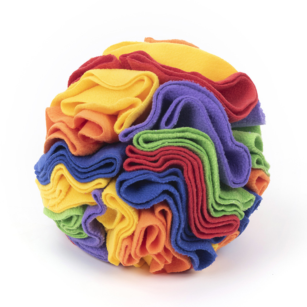 Pet Dog Snuffle Ball Soft Skin Friendly Polar Fleece Slow Feeding Pad