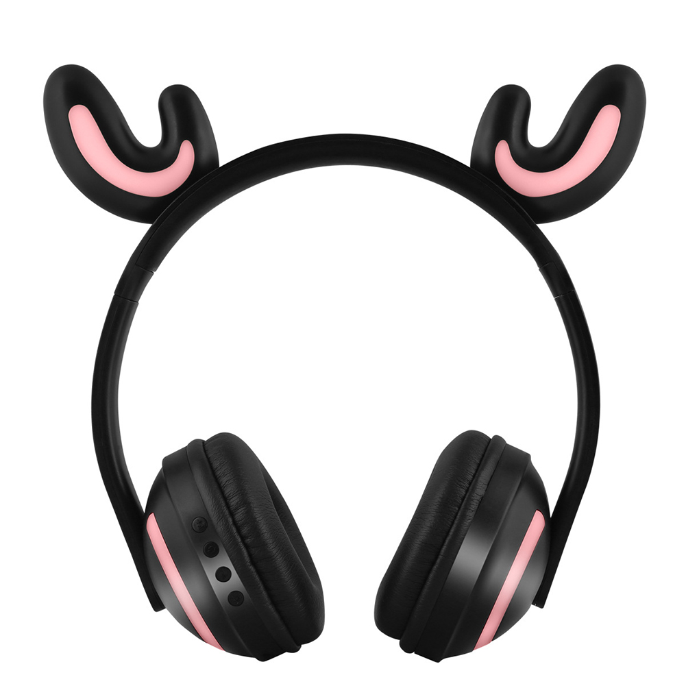 Wireless Bluetooth Headphones Head-mounted Stereo Bass Wireless Bluetooth Headset Antlers