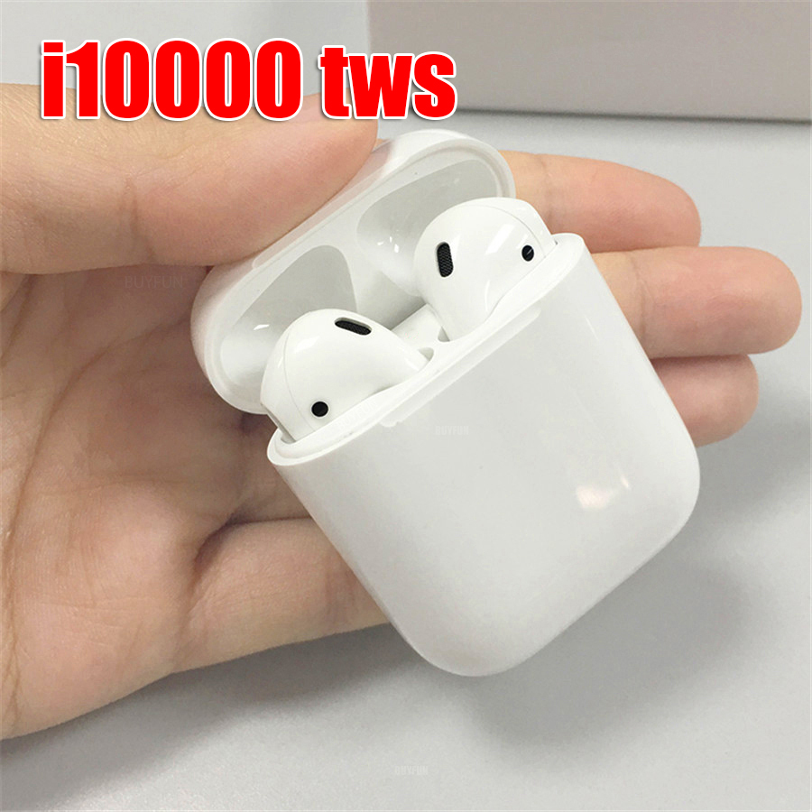 i1000 TWS In-ear Smart Sensor Wireless Earphone Sound Earbuds Pop up Bluetooth 5.0 Earphones white