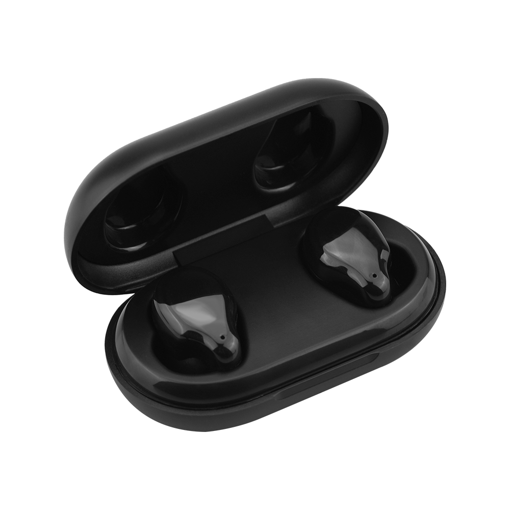 Bluetooth Headset Stereo Bluetooth 5.0 Mini Headset Noise Reduction Stereo Phone-call Headphones black