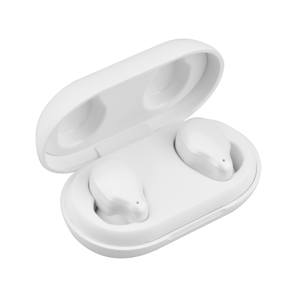 Bluetooth Headset Stereo Bluetooth 5.0 Mini Headset Noise Reduction Stereo Phone-call Headphones white