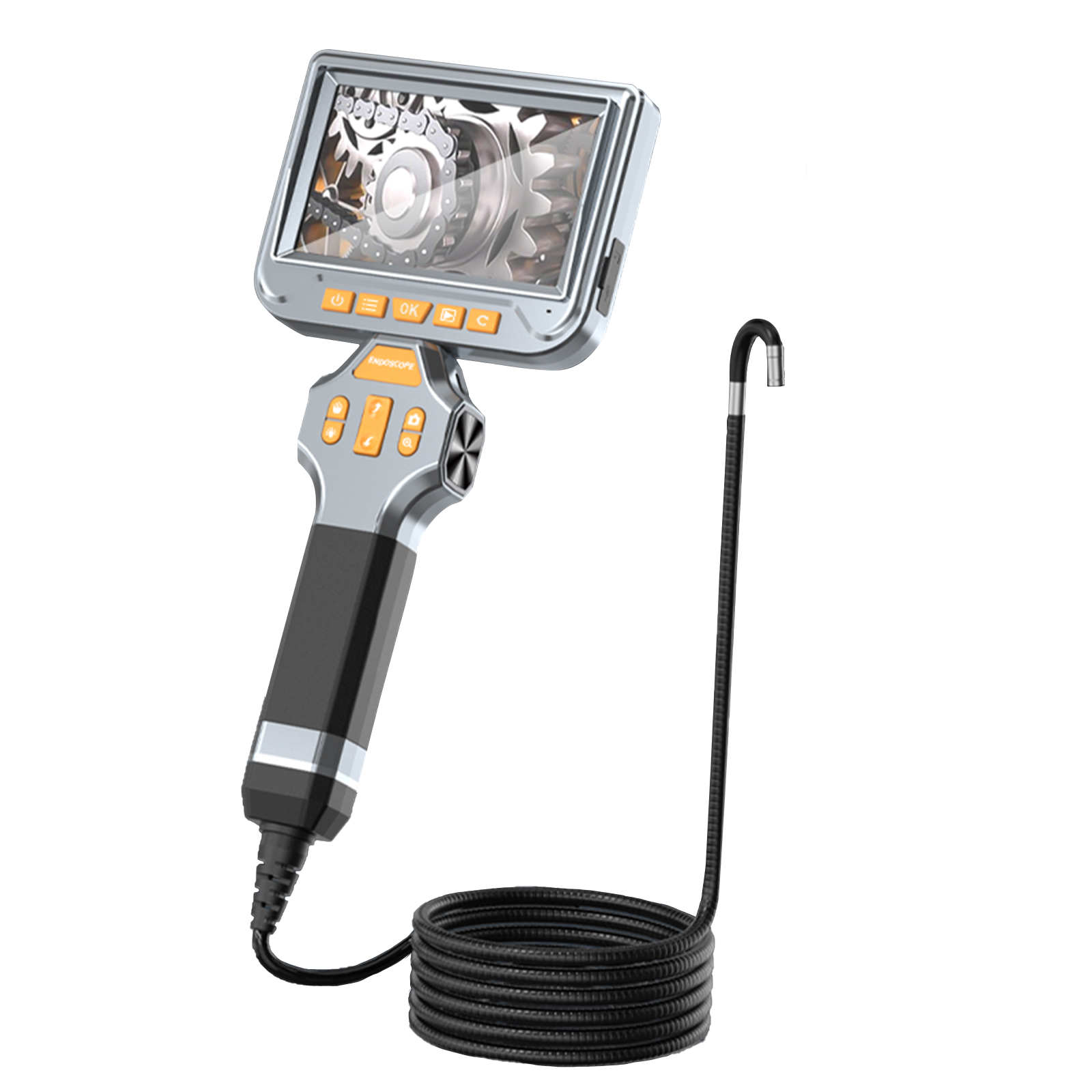 Industrial Endoscope Camera Dual-Direction Rotating Camera 1080P HD Snake Camera