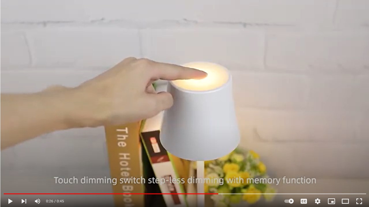 Led Table Lamp 5200mah Aluminum Alloy Living Room Eye Protective Usb Charging Bedside Reading Lamp