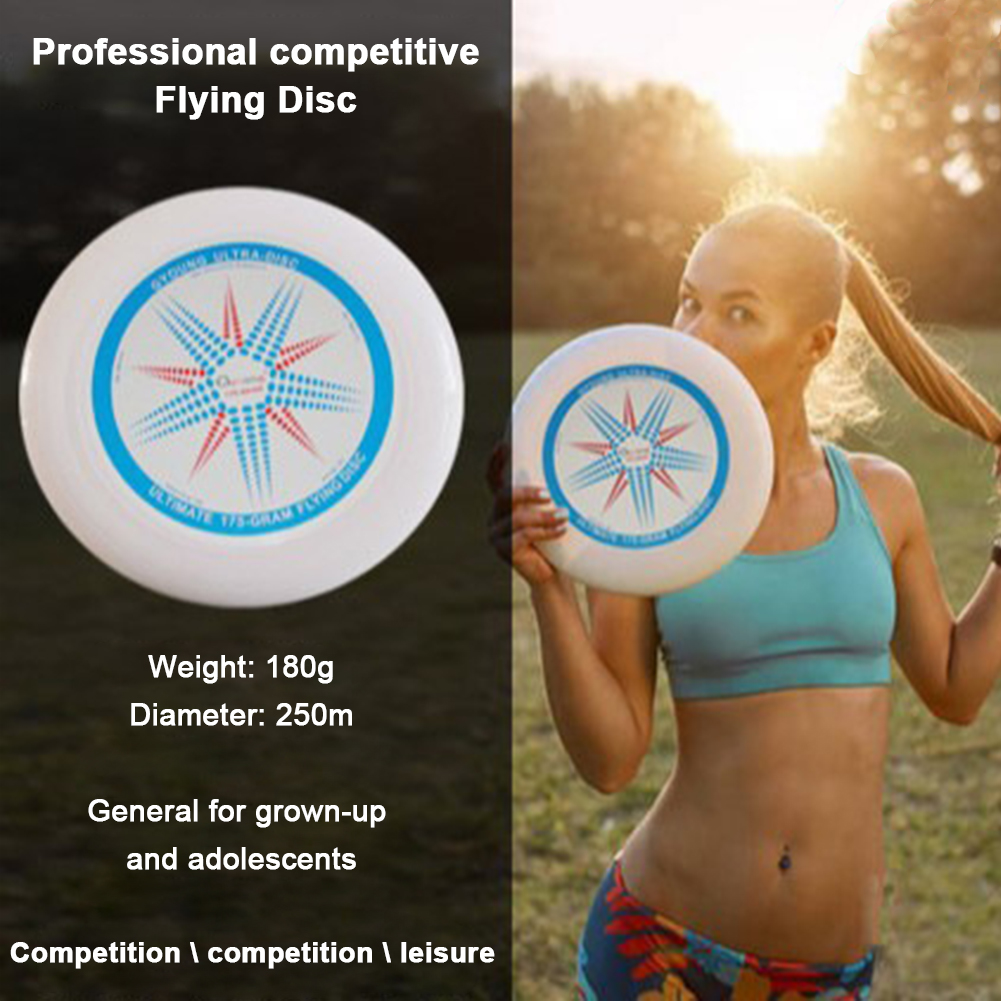 Flying Disc Outdoor Sports Fitness Competition Ultimate Disc for Beach Backyard
