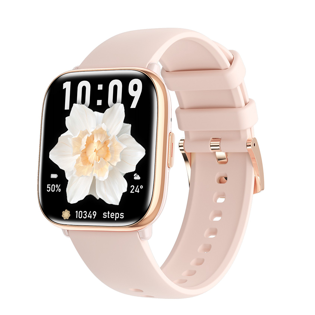 Prime HD12 Smart Watches 1.75inch Screen Heart Rate Blood Oxygen Blood Pressure Sleeping Monitoring Payment Function Pink