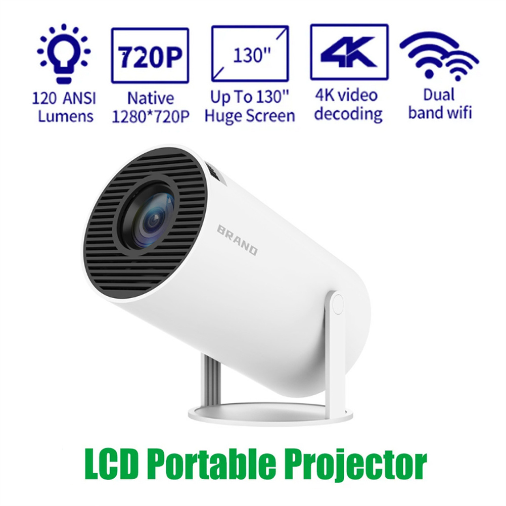 Wholesale GJ300 720P 1+8GB Smart Projector Portable With Wifi 6 Max 130 ...