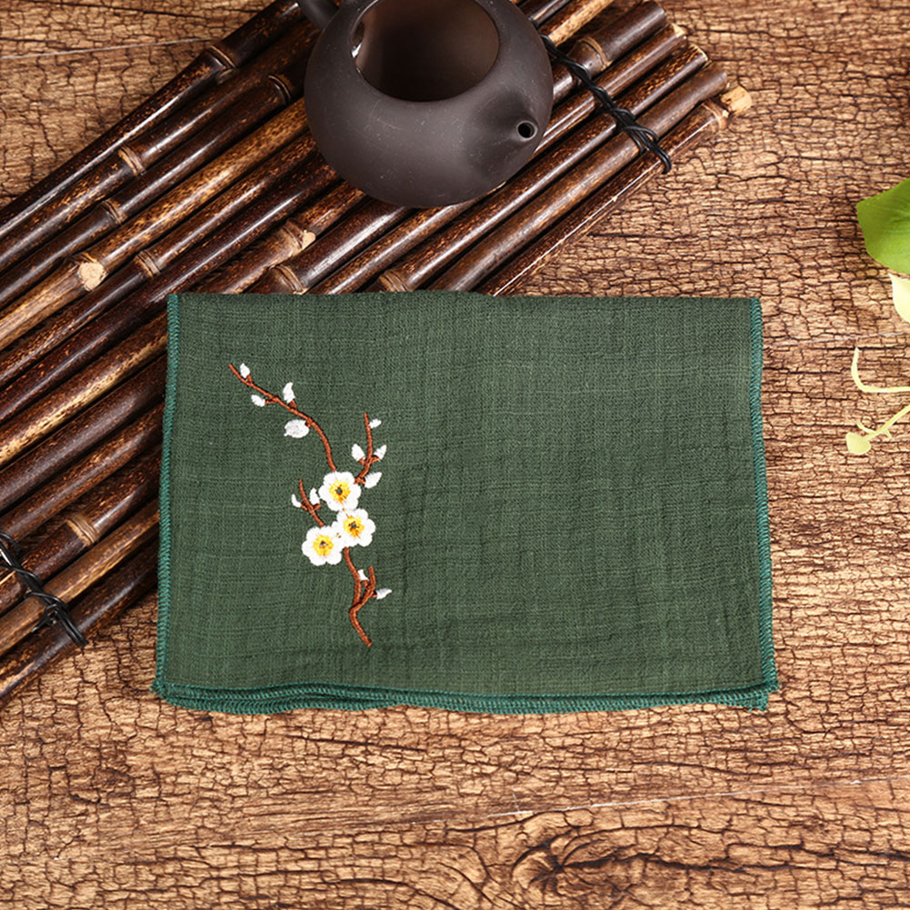 dark green tea towels