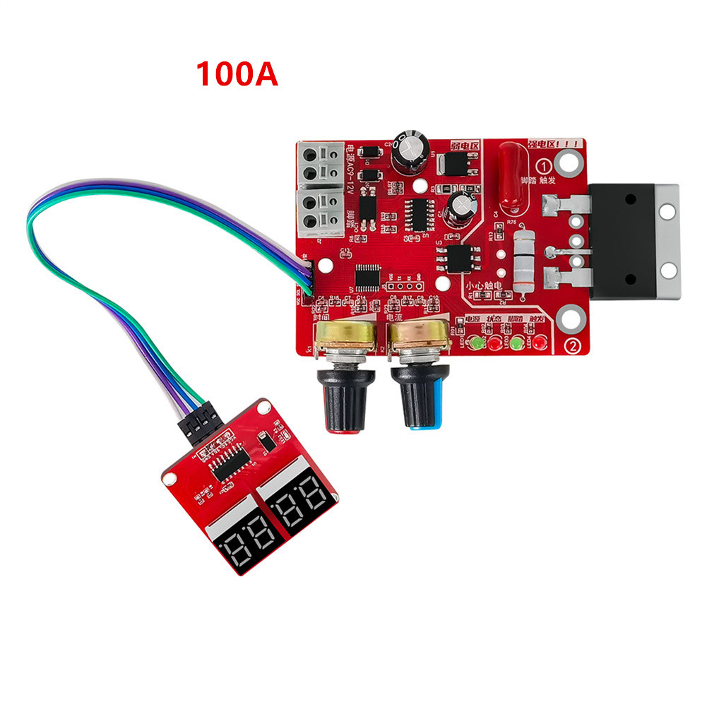 Ny-d01 Spot Welders Control Board 100A/40A Digital Display Spot Welding Time Current Controller Panel Diy Parts