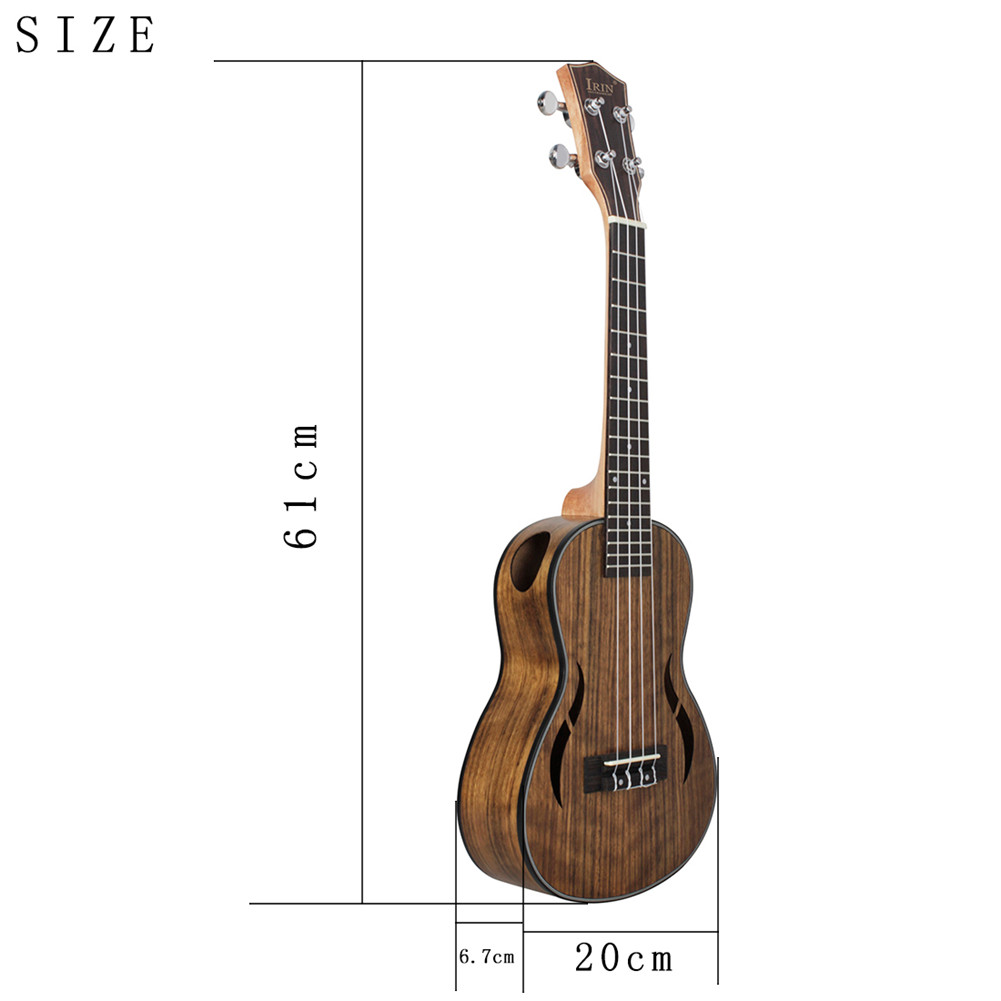 23/26 inches 18 Frets Walnut Ukulele Hawaiian Small Guitar Hawaii 4 String Guitar 23 inches_18 frets walnuts