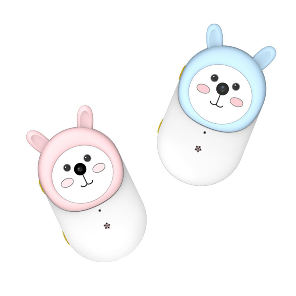 Mini Cute Kids Cartoon Digital Camera HD Wifi LCD Double Lens Kid Camera Waterproof Children Birthday Christmas Gifts Toys Blue