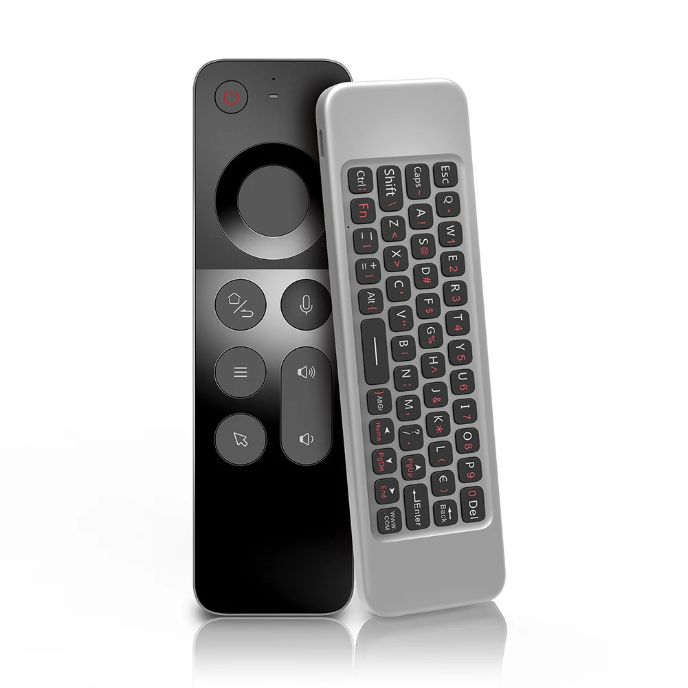 W3 Air Mouse Wireless RC Learning Voice Inputting Double-Faced Air Fly Mouse