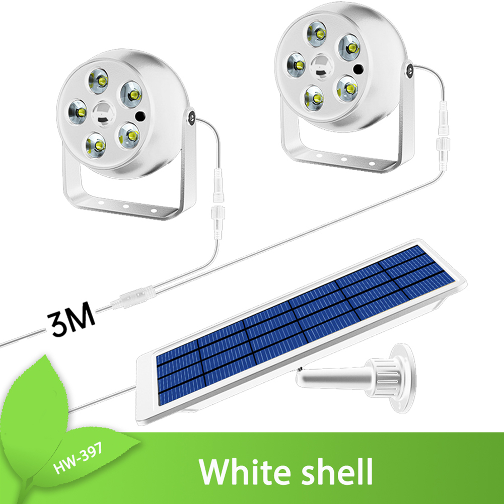 Led Solar Flood Light High-power Outdoor Waterproof Garden Wall Lamp Spotlight