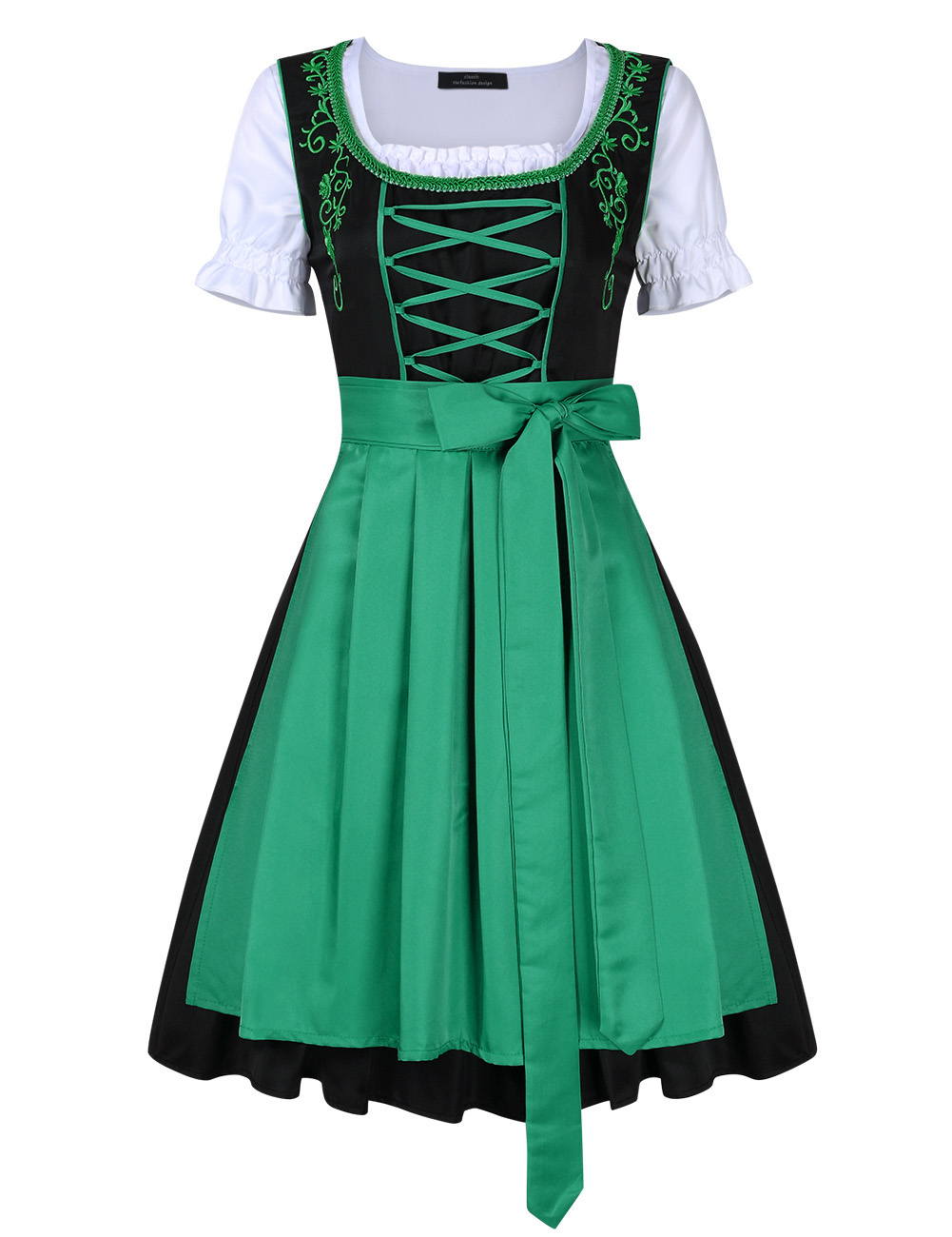 Women Classic Dress Three Pieces Suit for Germen Traditional Oktoberfest Costume