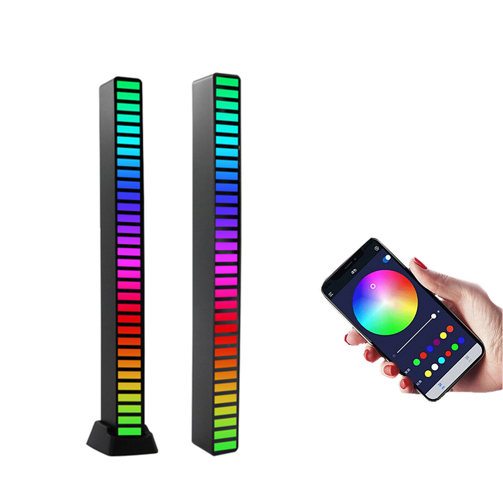 Led RGB Music Sound Light Bar App Control Bluetooth Adjustable Brightness