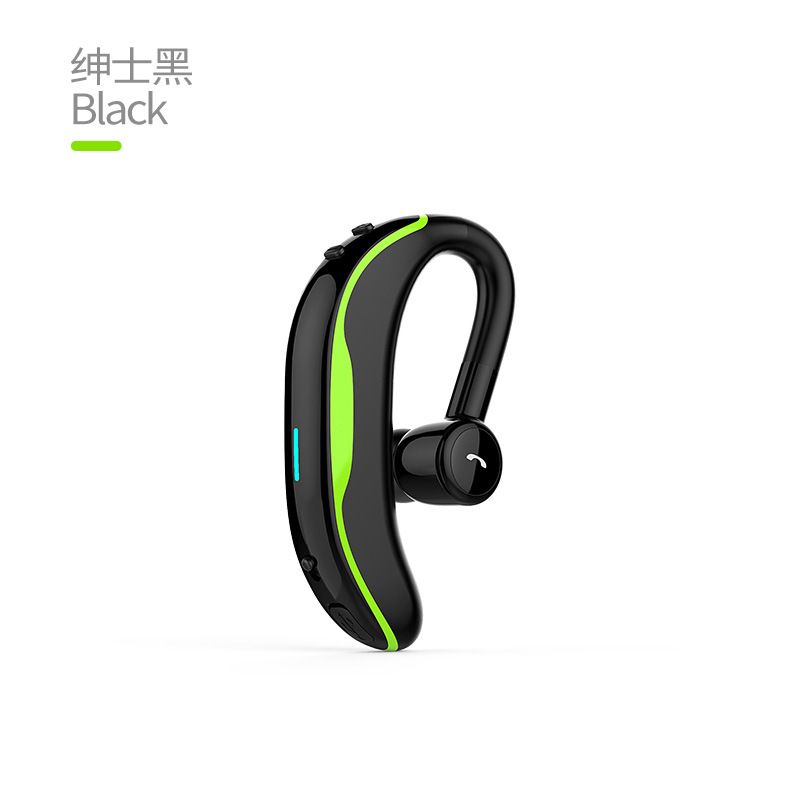 Bluetooth Headphone Ear Hook Earphone Noise Cancelling In-ear Handsfree Wireless Stereo Bluetooth Headset green