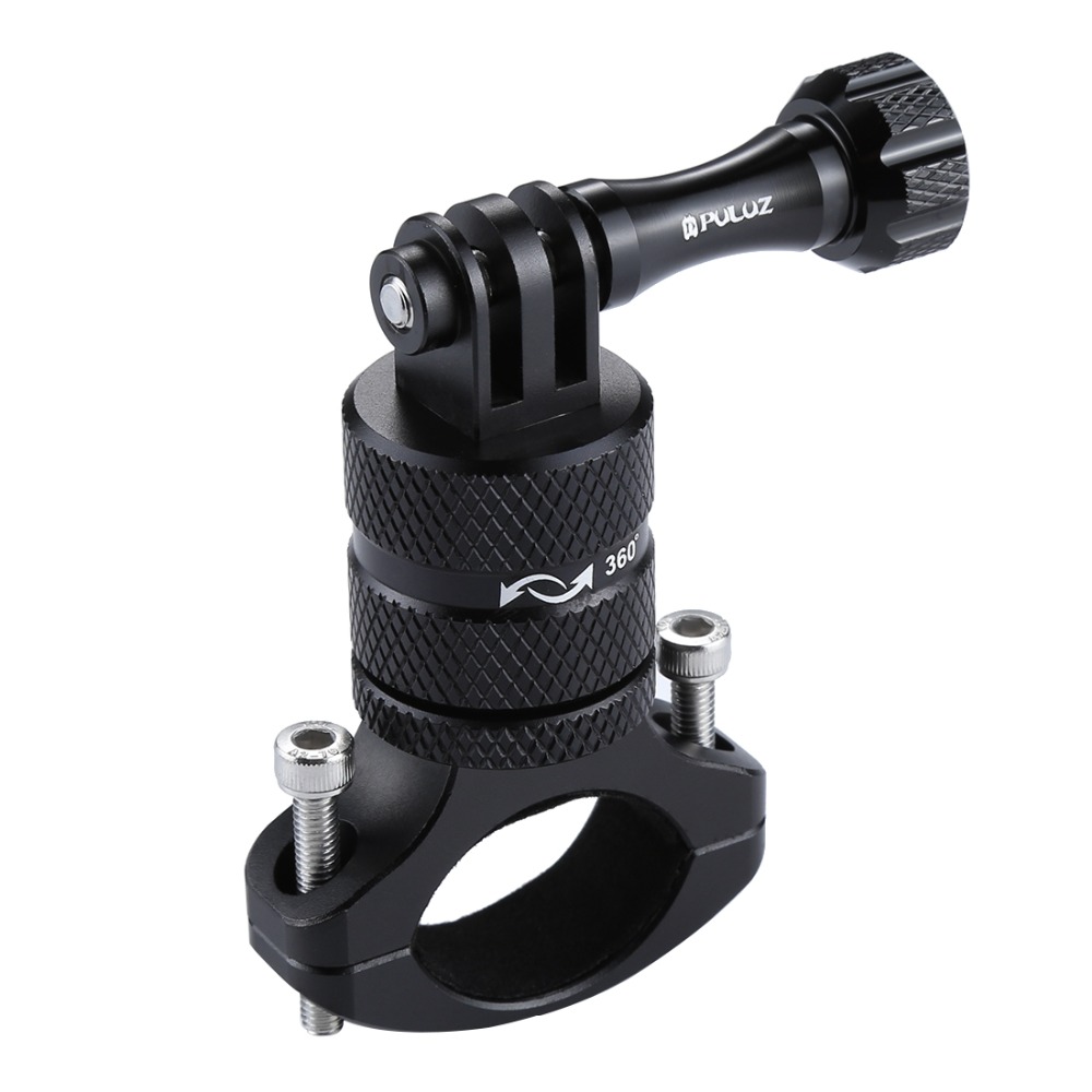 PULUZ 360 Degree Rotation Bike Aluminum Handlebar Adapter Mount for GoPro GoPro Hero4/5/6 black