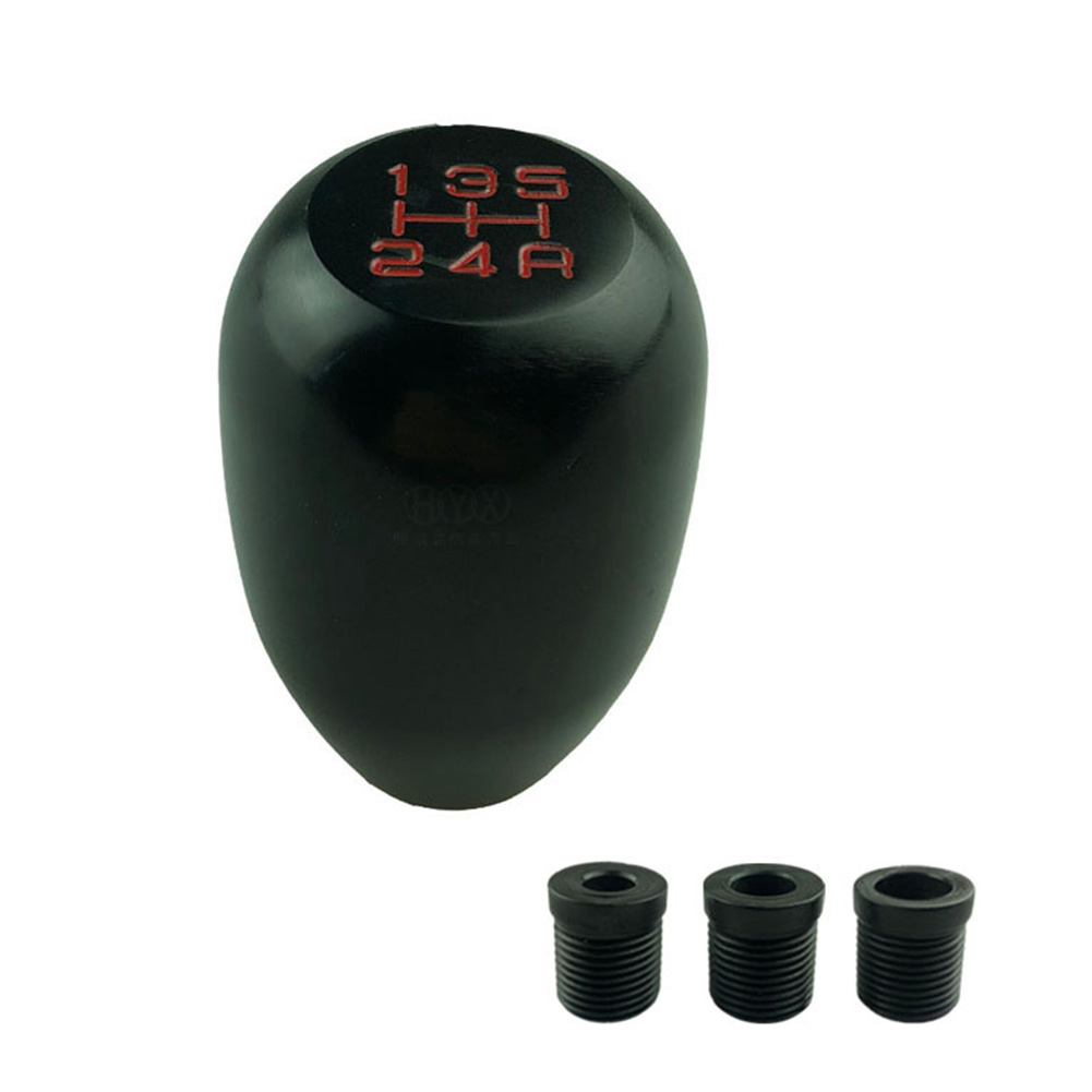 Car 5 Speed Gear Shift Knob Shifter Lever Stick With 3 A