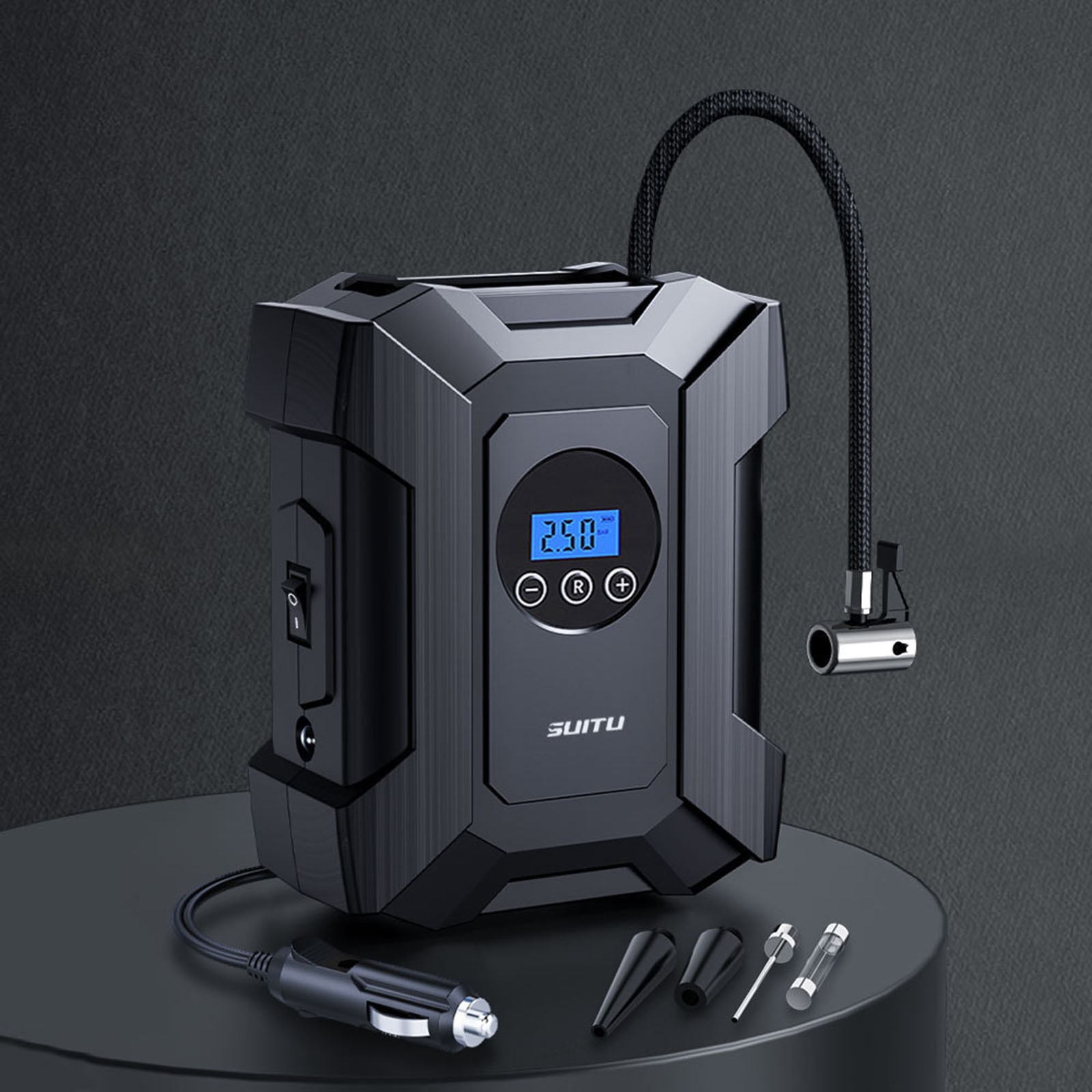 12v 150PSI Car Air Pump Large High-precision Display Portable Electric Air Pump