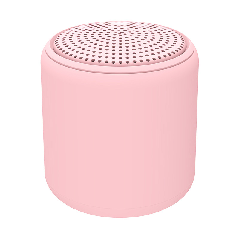 Portable Bluetooth Speaker Mini Wireless Stereo Handsfree Music Box for All Smartphones Computer wit Pink