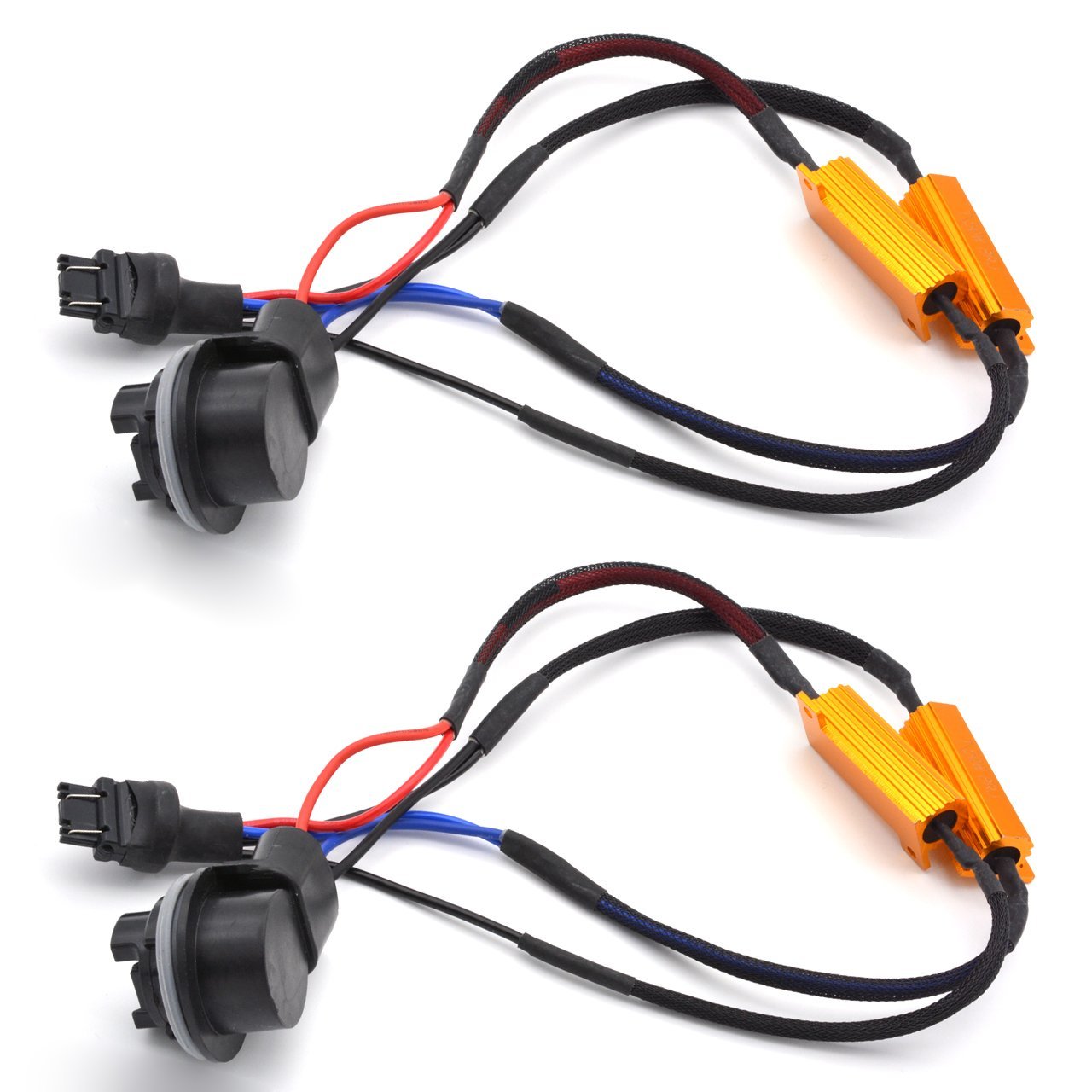 Wholesale 2pcs 50W 8ohm 3157 Double Resistors Led Load Resistors