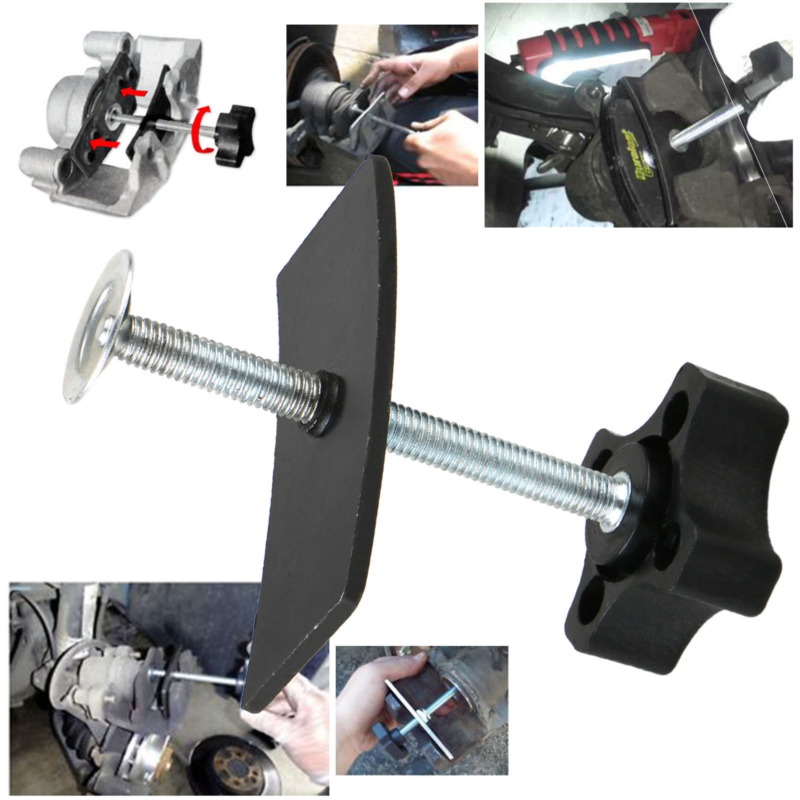 Disc Brake Pad Spreader Installation Caliper Piston Compressor Steel