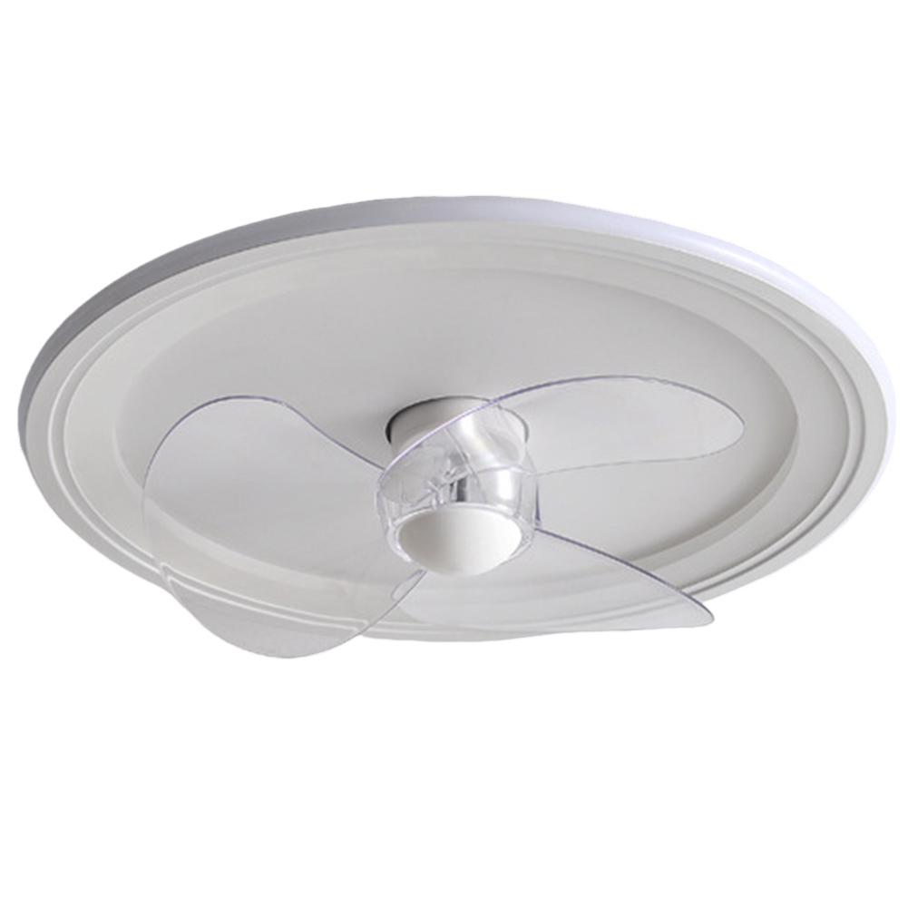 Modern Ceiling Fans With Lights And Remote Flush Mount 6-Speed Reversible Low Profile Ceiling Fan Light Fixture For Bedroom Living Room Kitchen 110V/220V 110V