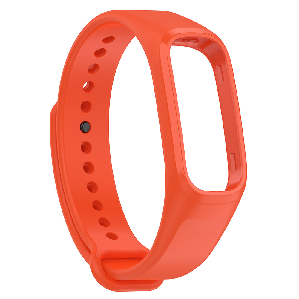 Watch Strap Fashionable Soft Wristband Adjustable Replacement Watchband Compatible For Oppo Band Bracelet Accessories bright orange