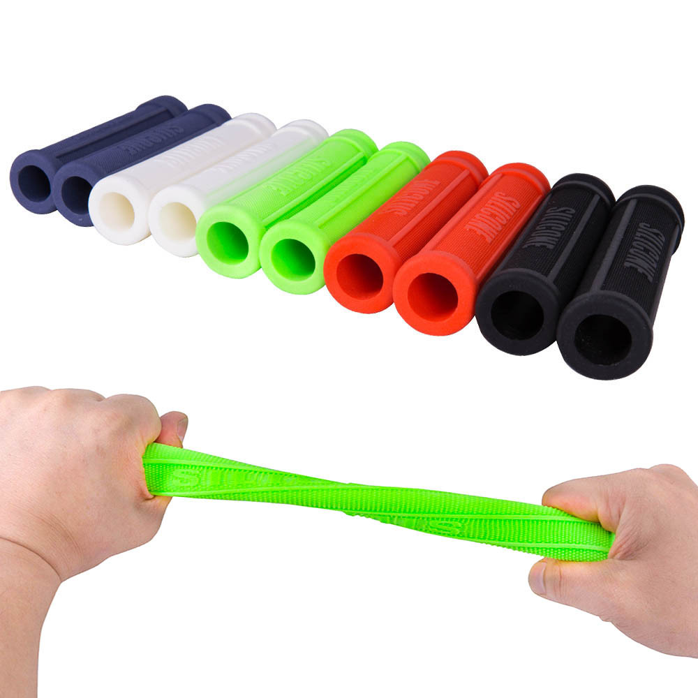 ZTTO/ Bicycle Handlebar Cover Pattern Non-slip Color Silicone Handle Sets Mountain Road Bike Comfortable Handlebar Cover green