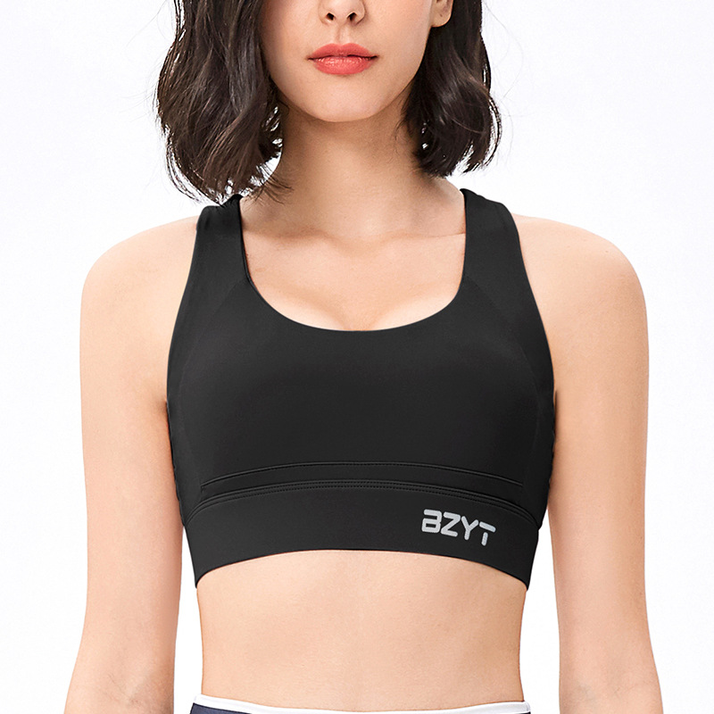 Sports Bra For Women Padded Support Criss Cross Strappy High Impact Quick-drying Bras For Yoga Exercise Athletic
