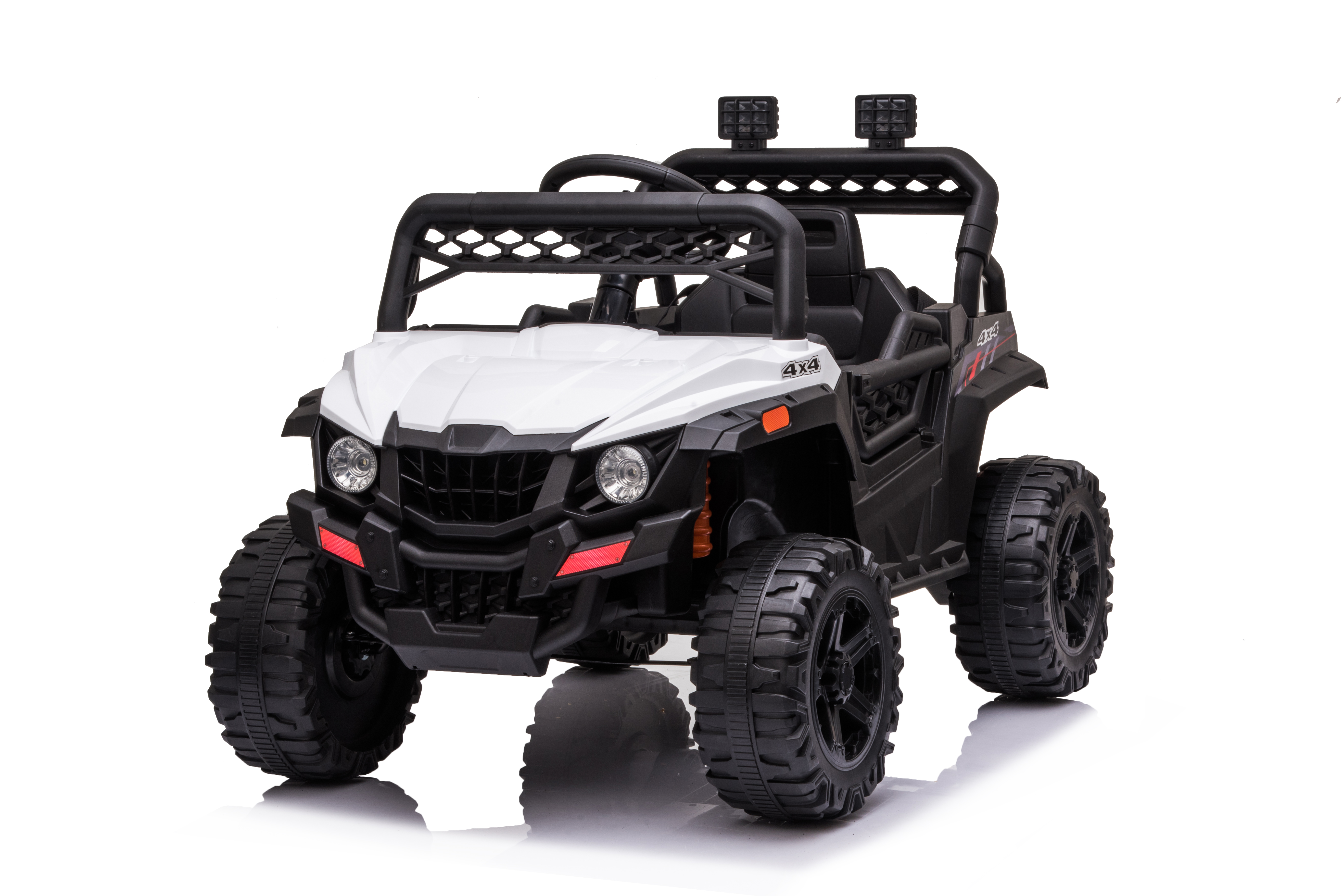 US US RCTOWN 12V Kids Ride On Car Truck with Parent Remote Control White