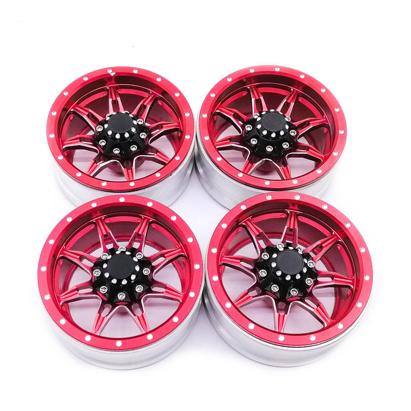 Metal Rc Rims Wholesale 4Pcs RC Rock Crawler Metal Rims 1.9 Inches Beadlock for 1/10 ...