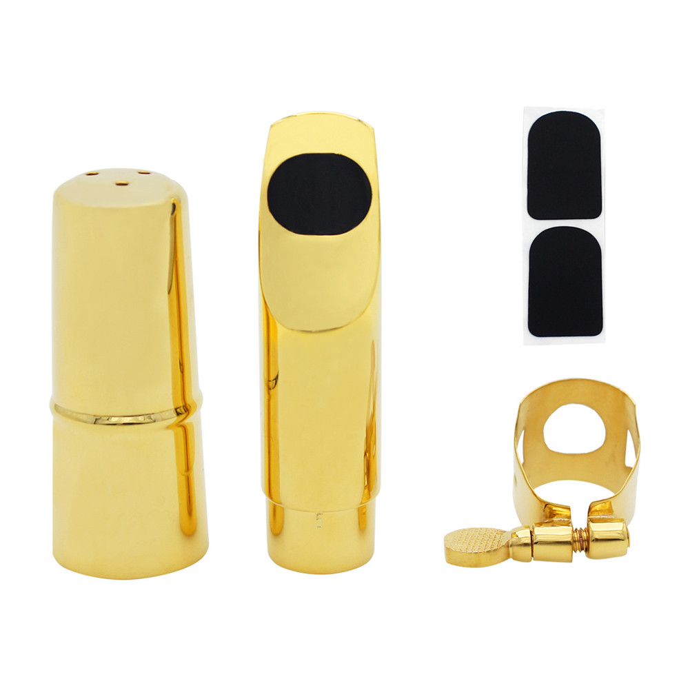 Metal Soprano Saxophone Mouthpiece Nozzle Musical Instruments Accessories(Carton) 8 mouth wind