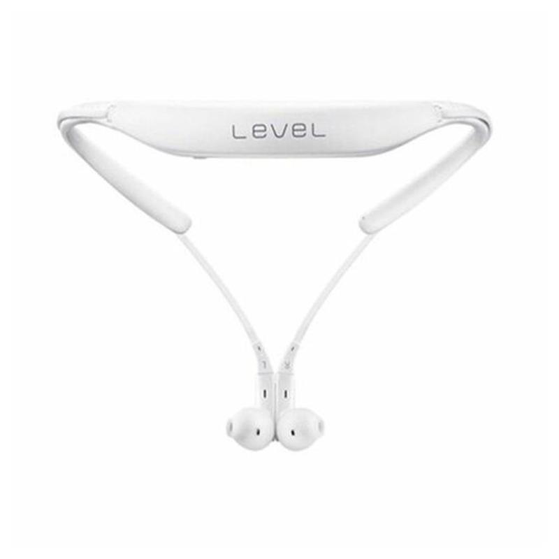 Bluetooth Headset 4.1 In-ear Noise Cancelling Wireless Neck  Headphones Support A2DP HSP HFP white