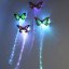 US Lumiparty Butterfly LED Fiber Optic Light-Up Hair Barrette - Rainbow For Concert and Party