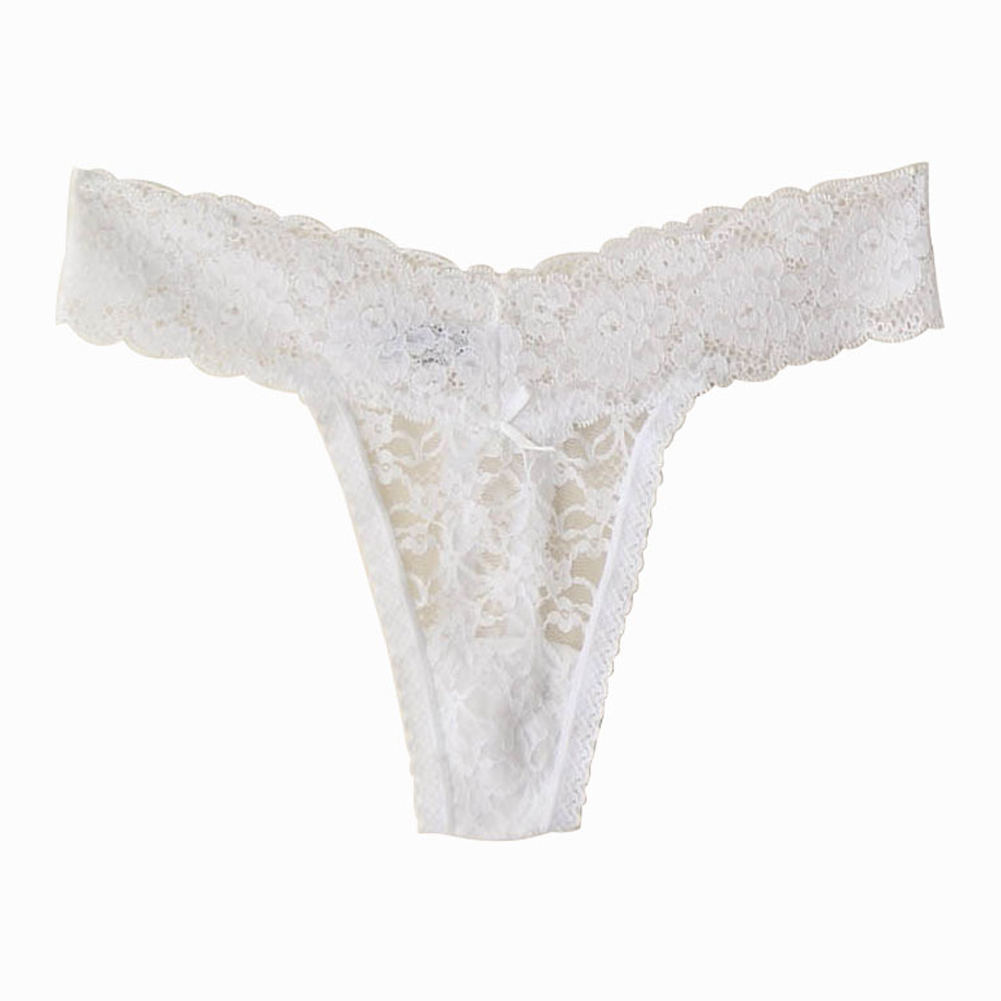 Wholesale Women Lace G-string Briefs Seamless See-throught Low Waist ...