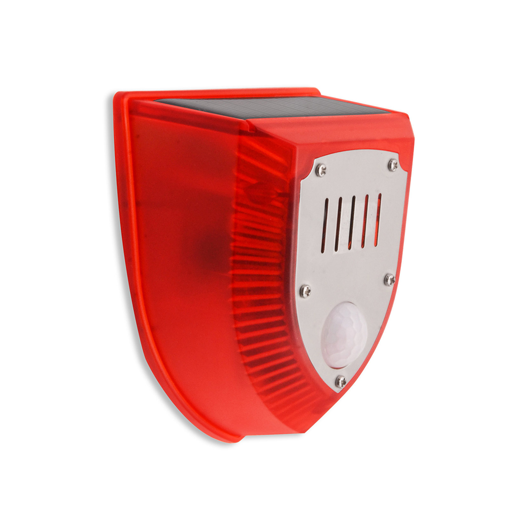 Outdoor Solar Security Siren 3 Modes Motion Sensor Alarm Animal Driver For Villa Farm Yard Garden N911M human body sensor