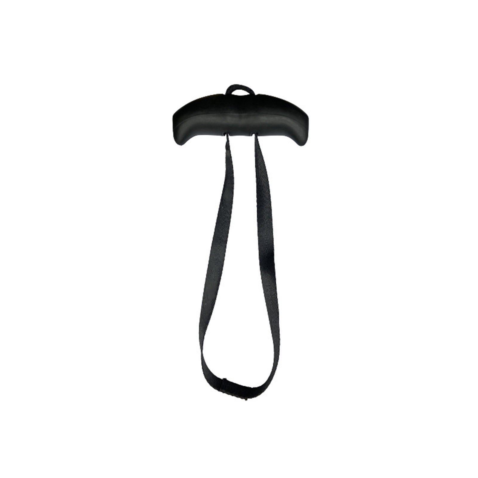 Pull Up Handles Ergonomic Exercise Resistance Band Tranining Grip Handles For Home Gym Pull-up Bars Barbells Black [horns]