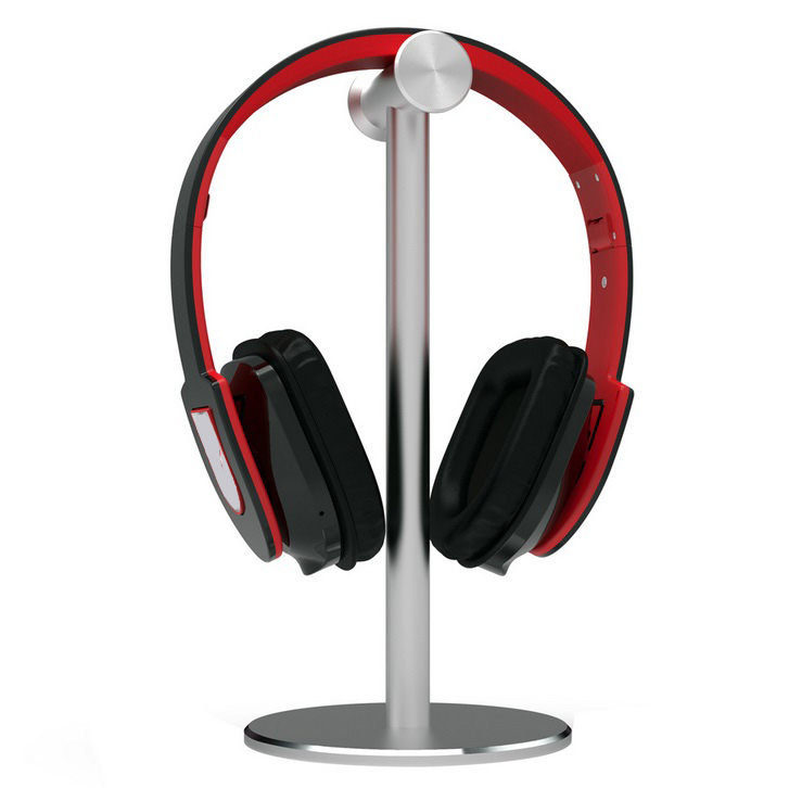 Metal Bluetooth Headphone Bracket Stand Headset Hanger Fashion Desktop Stand Aluminum alloy For Headphone Earphone Silver grey