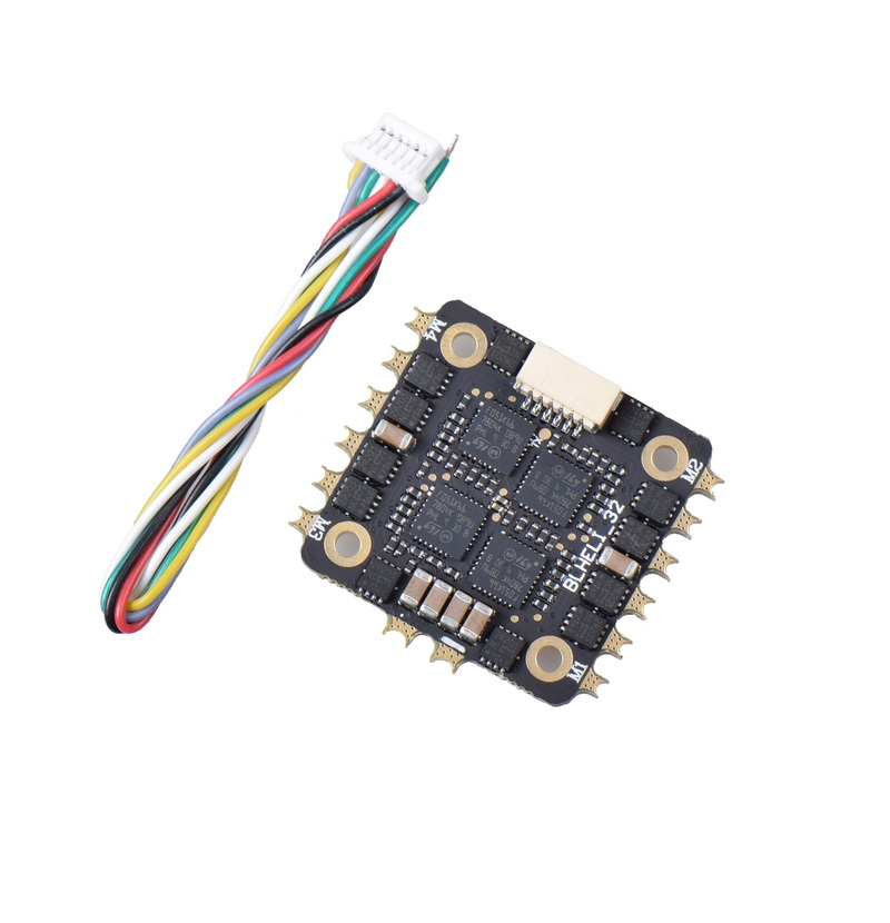 JHEMCU BL32-25A 25A 4in1 2-4s ESC BLHeli 32bits Support Dshot1200/600/300/150 Oneshot125 Multishot PWM For FPV Racing Drone default