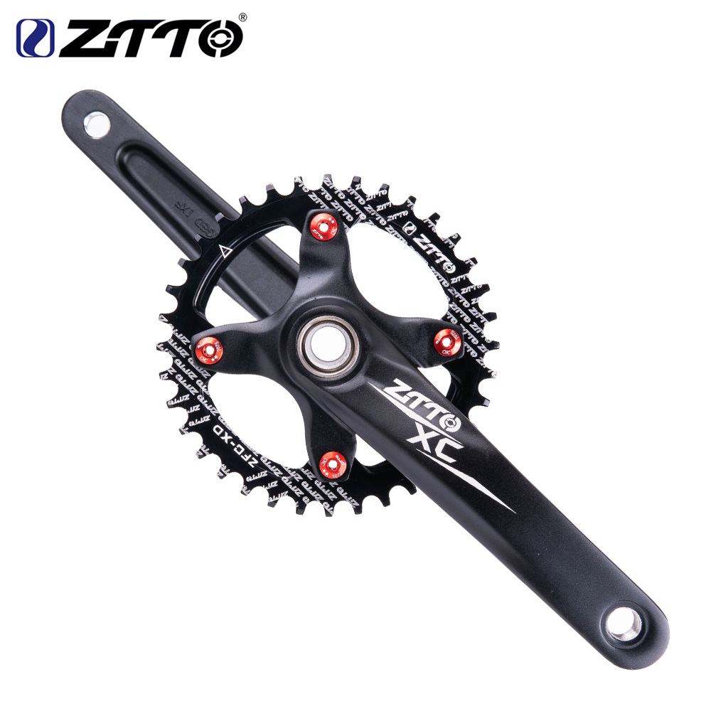 ZTTO Mountain Bike Bicycle Left Right Crank Chain Wheel Axis ZTTO crank set +34T disc