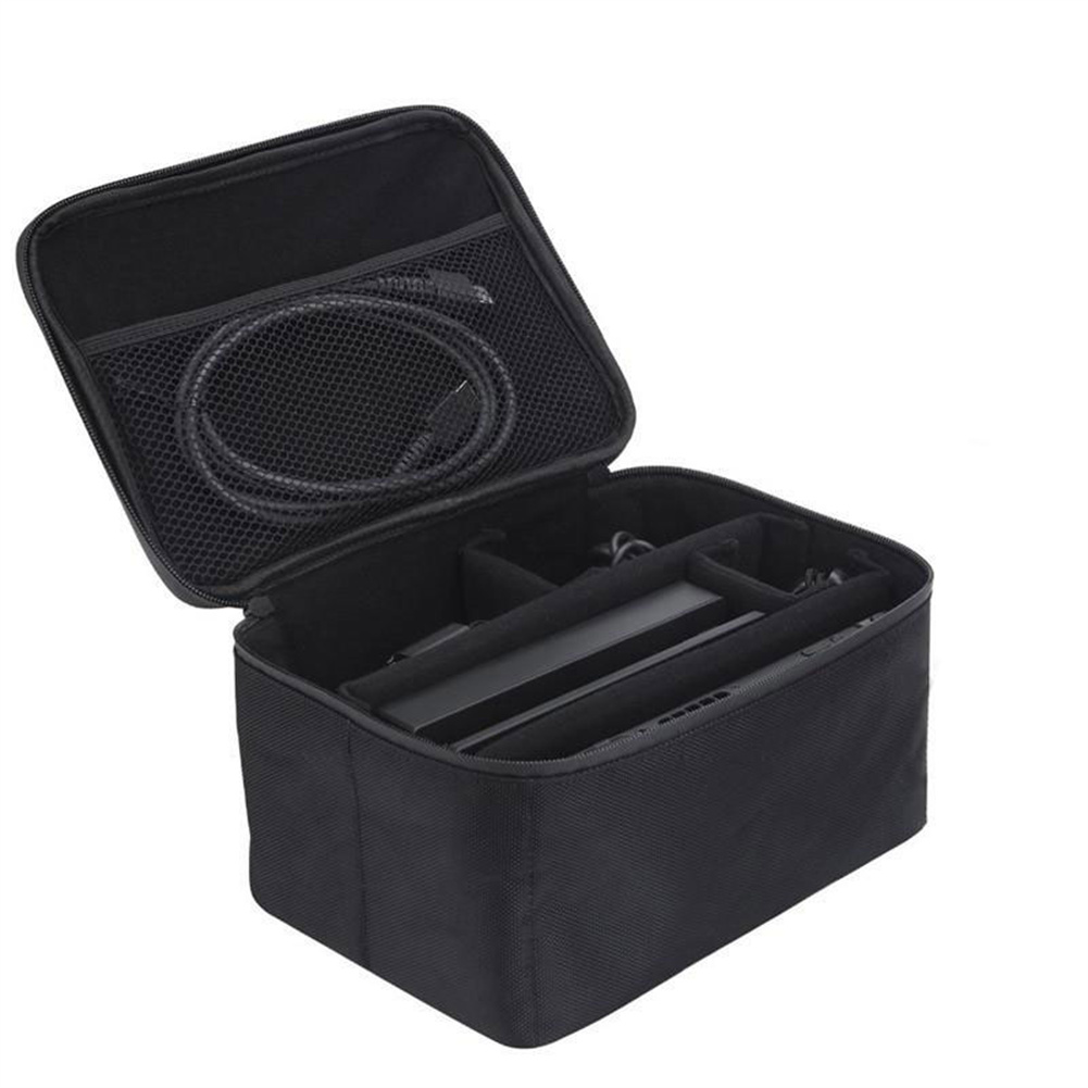 Portable Eva Storage  Bag Large Capacity Protective Case Carrying Bag Compatible For Nintendo Switch Nx Ns Game Console Accessories black