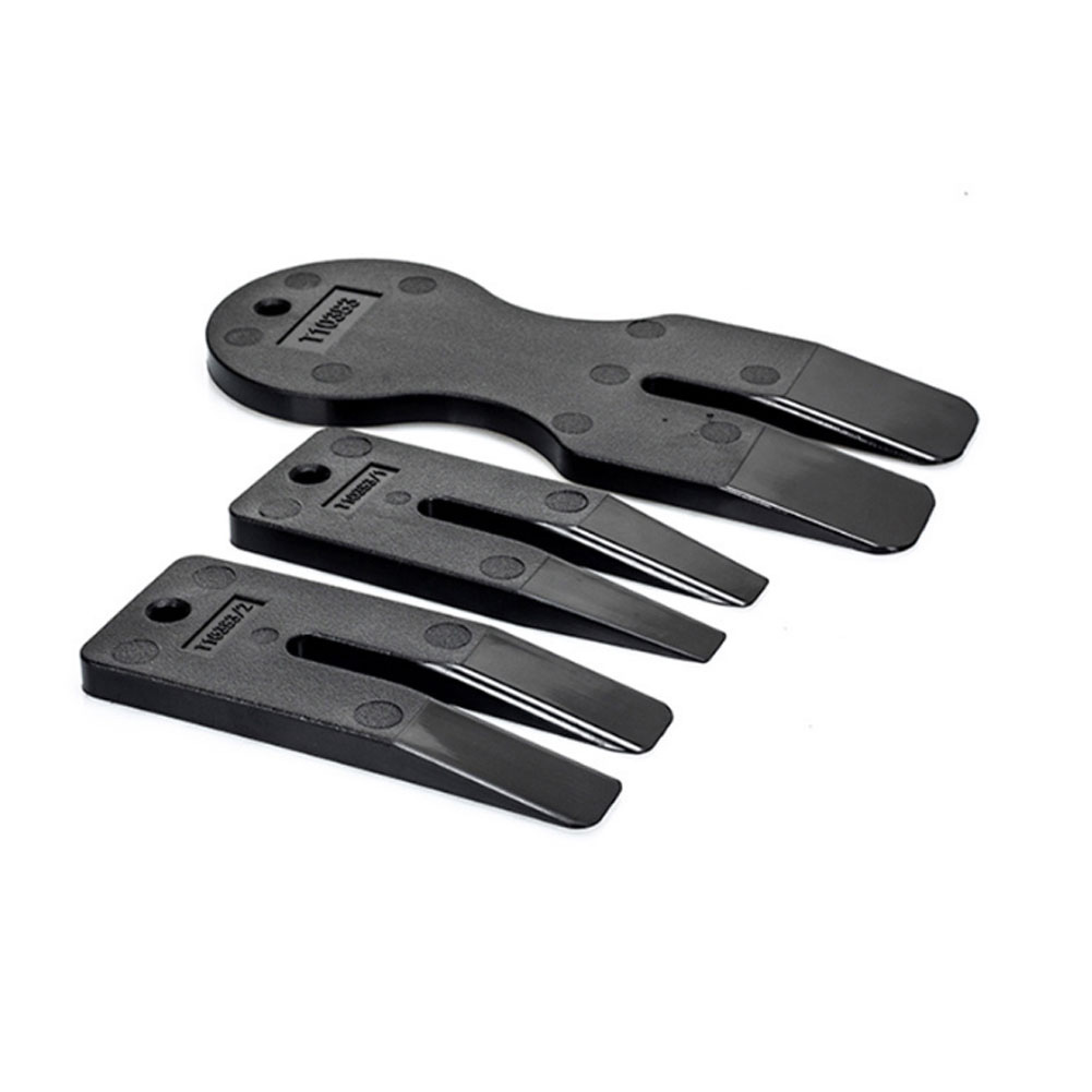 3pcs Door Trim Wedge Panel Clip Tool T10383, T10383/1, T10383/2 Replacement Car Door Panel Fastener Removal Clip Molding Auto Interior Repair Tools black
