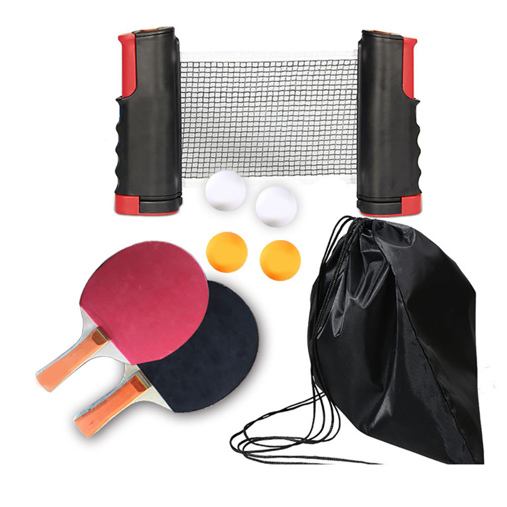 Wholesale Regail Table Tennis Racket Set Portable Table Tennis Racket