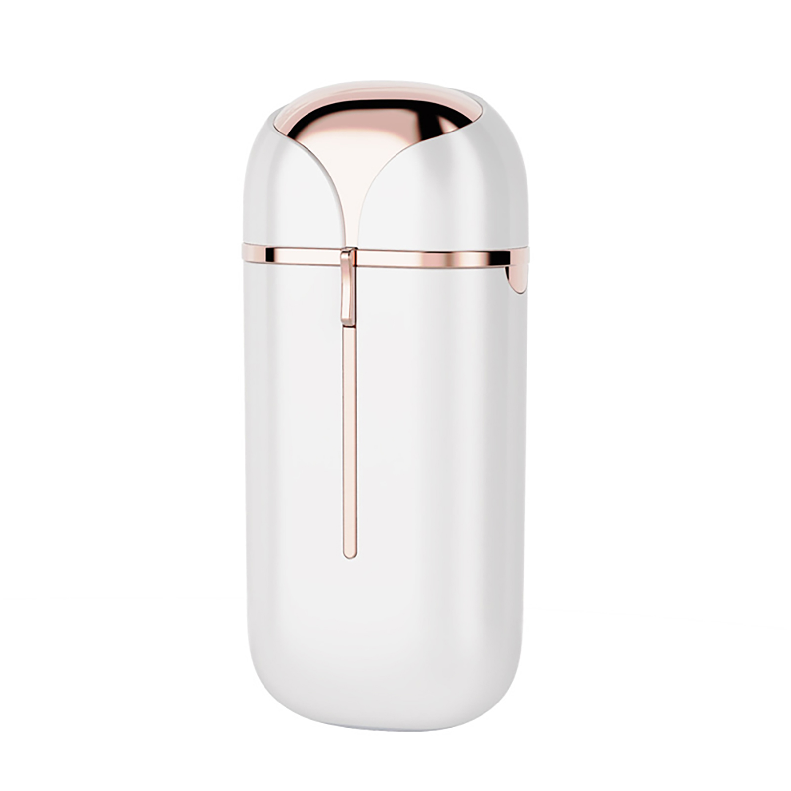 Women Double Headed Electric Shaver Ergonomic Design Hair Trimmer With Cleaning Brush For Travel beige