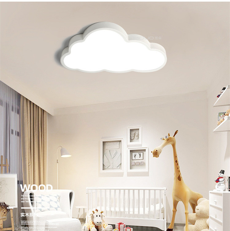 36w 48w Led Cloud Shape Ceiling Lamp Baby Kids Bedroom Lighting 220v White Non Dimmable Warm White 67x40x12cm 2 1kg 60x33cm