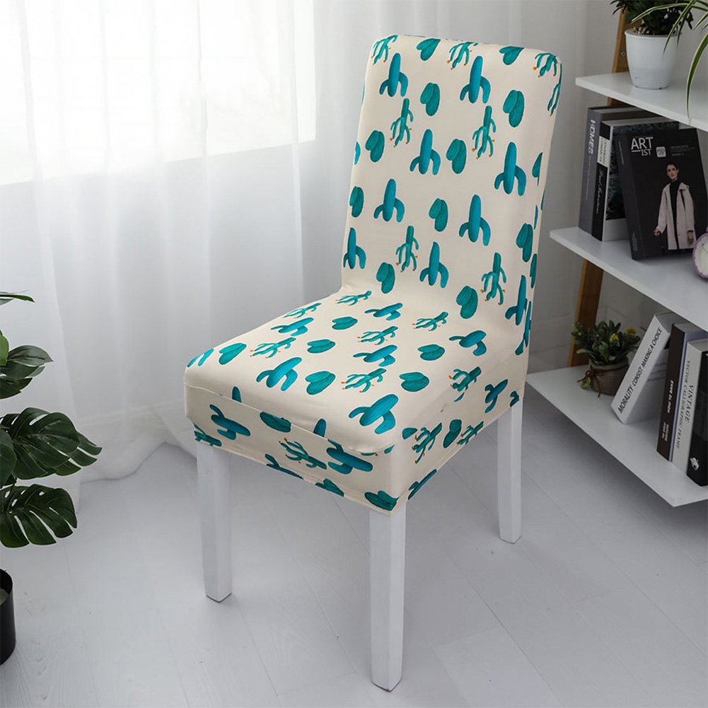 Wholesale 1pc Simple Stretch Chair Cover Home Half Pack Printed Chair ...